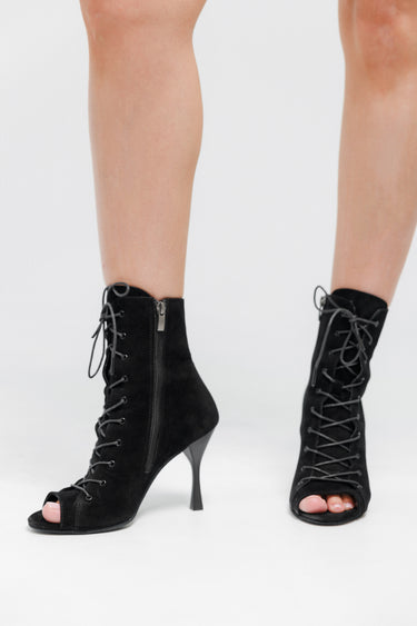 Heels Power Suede Black