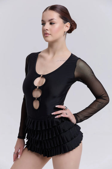 Jumpsuit Ruffle Black